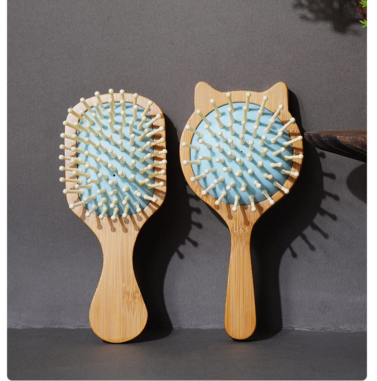 Bamboo Paddle Hairbrush-Kids